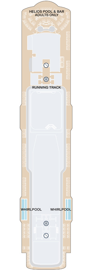 Explora I Deck 12 deck plan