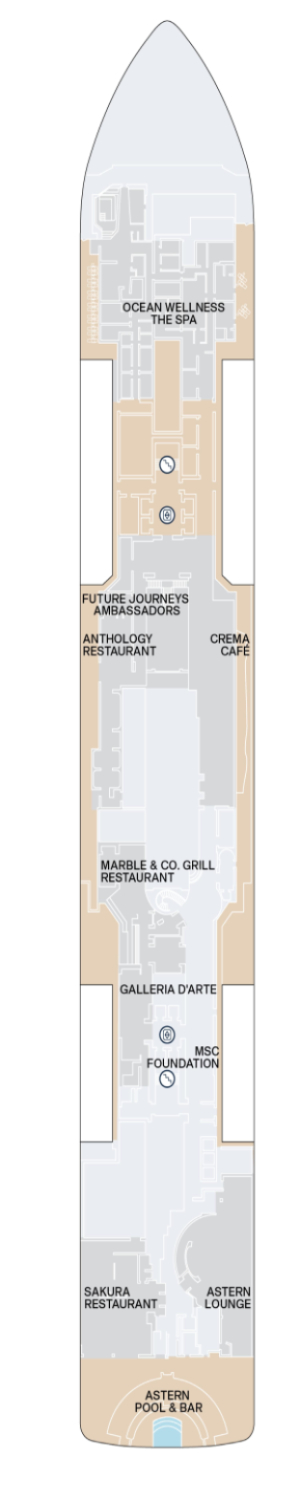 Explora I Deck 5 deck plan