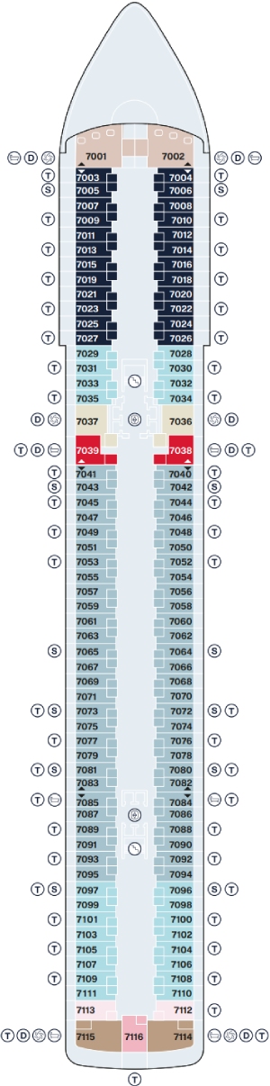 Explora II Deck 7 deck plan