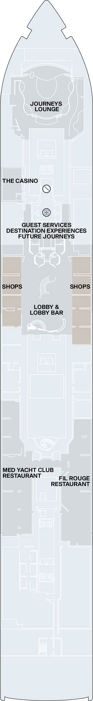 Explora III Deck 4 deck plan