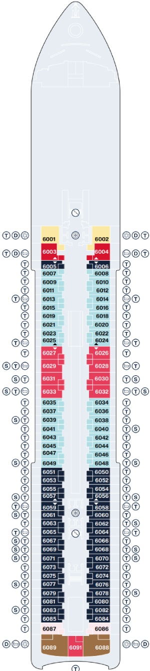 Explora III Deck 6 deck plan