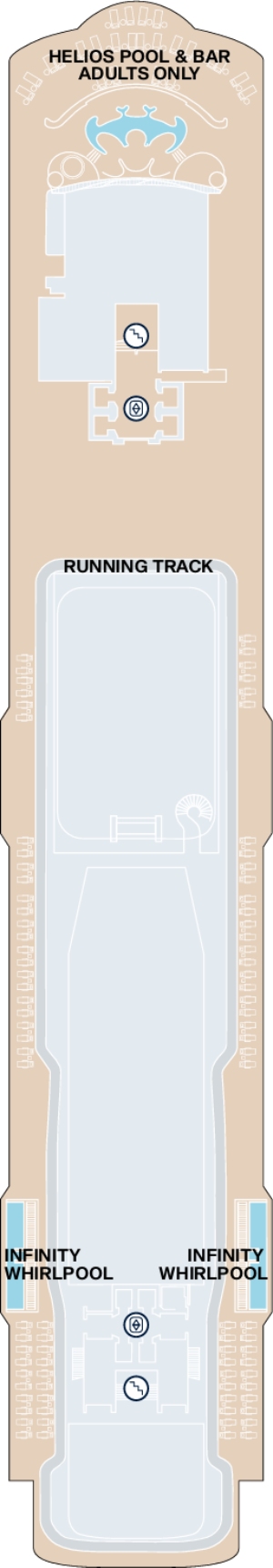 Explora VI Deck 12 deck plan