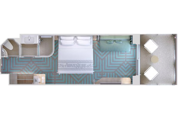 Deluxe Reef View Stateroom with Verandah