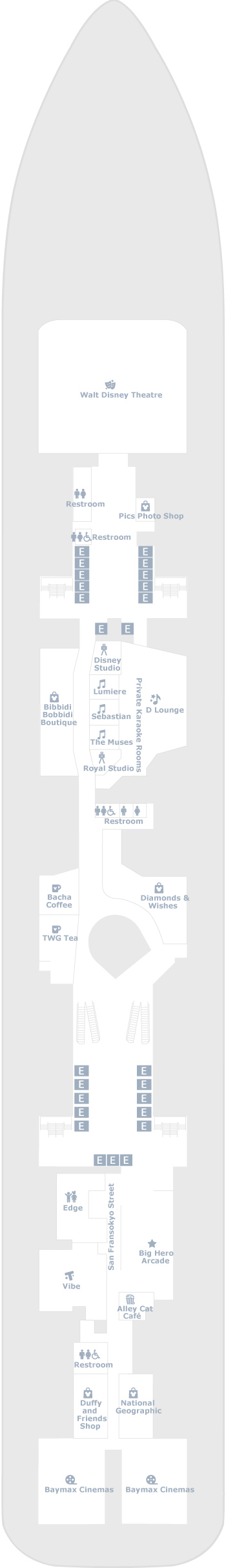 Disney Adventure Deck 7 deck plan