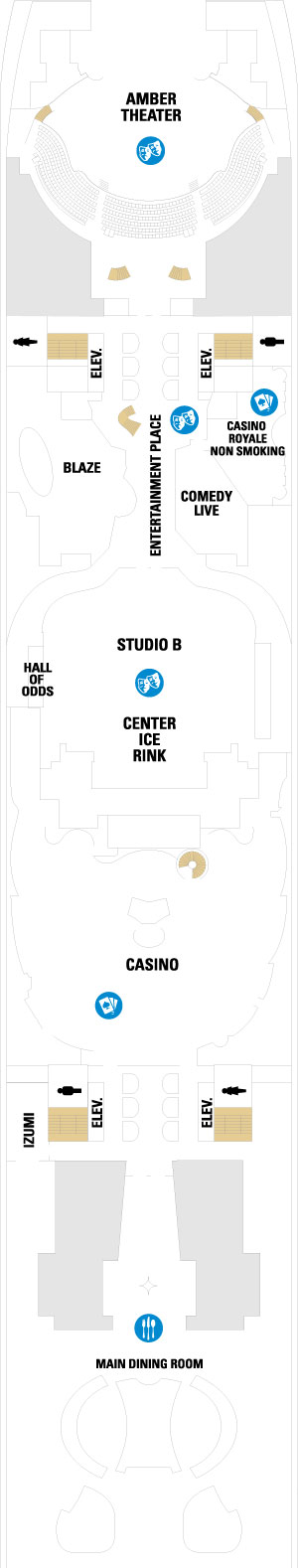 Allure of the Seas Deck 4 deck plan