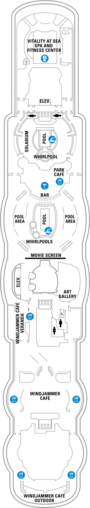 Brilliance of the Seas Deck 11 deck plan