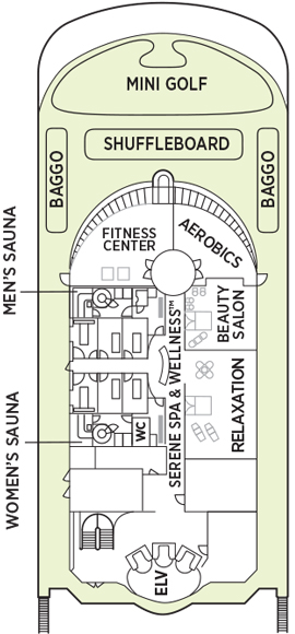 Seven Seas Navigator Deck 12 deck plan