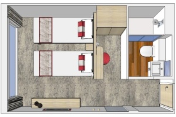 Main Deck 2 Beds