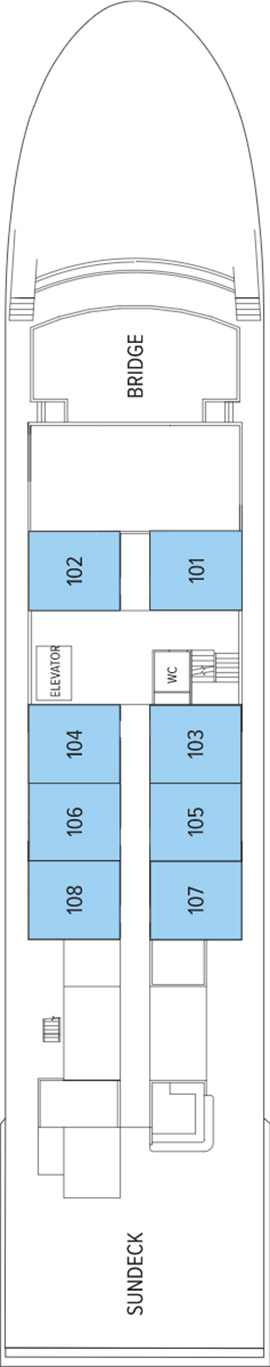 NG Venture Observation Deck deck plan